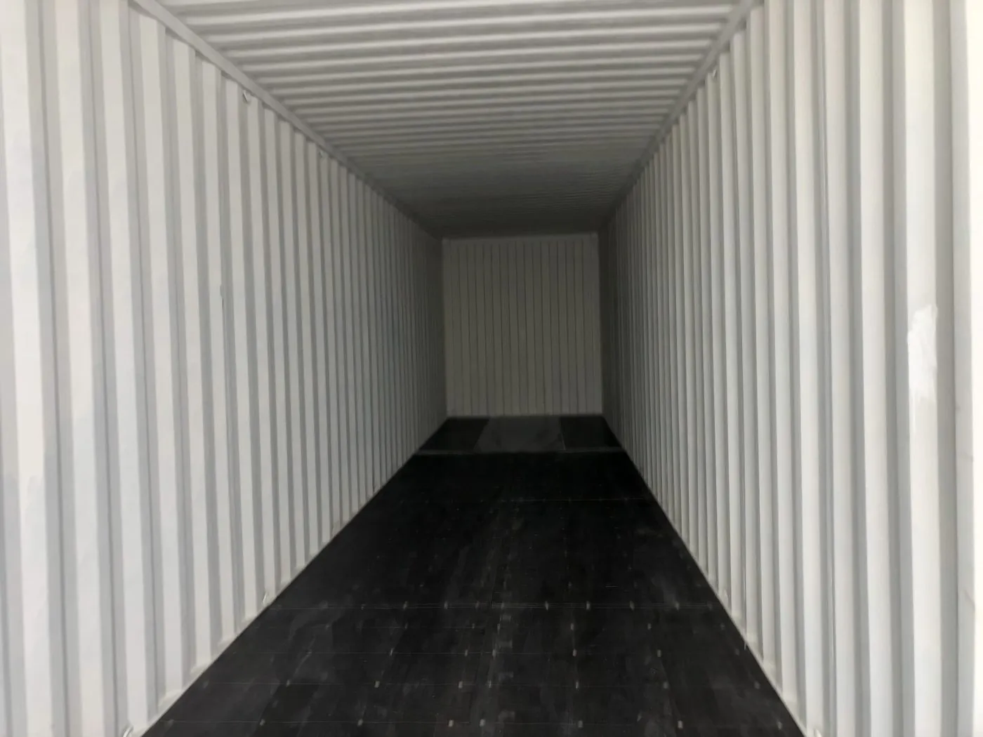 40ft Shipping Containers — interior and floor