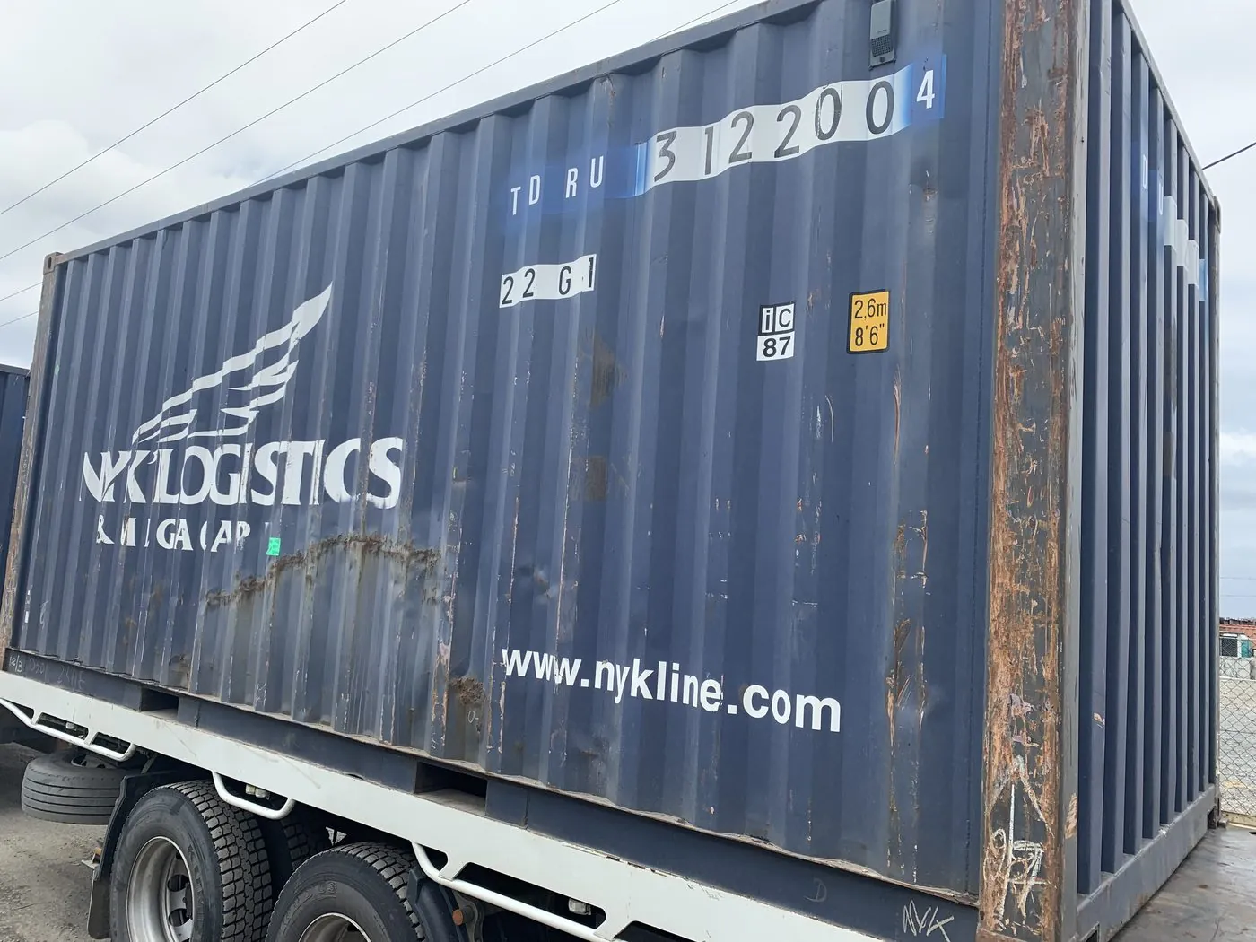 Getting the container onto your ground