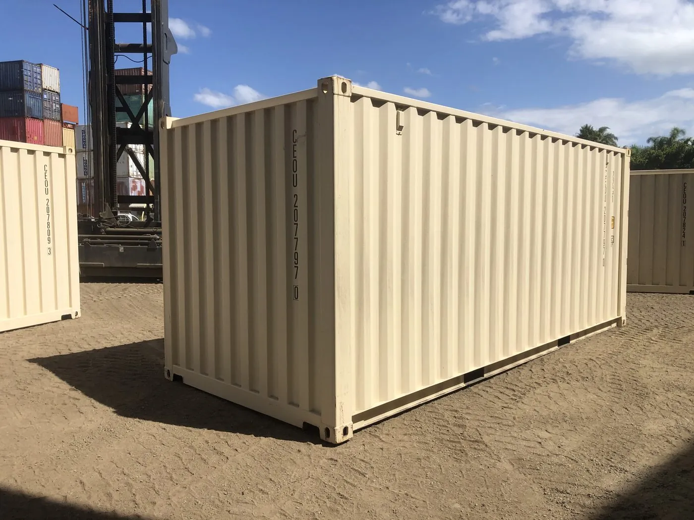 Buying a container outright