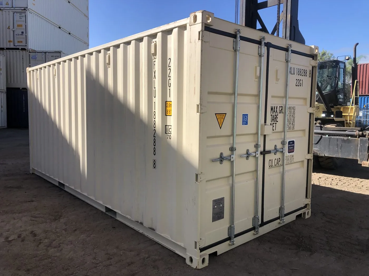 Shipping containers Orange