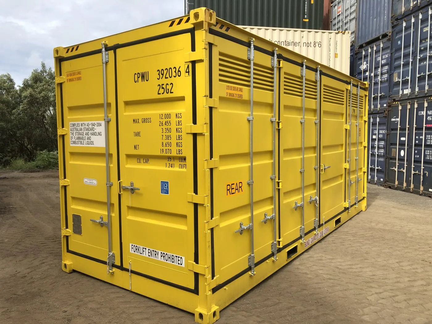 Dangerous Goods Shipping Containers